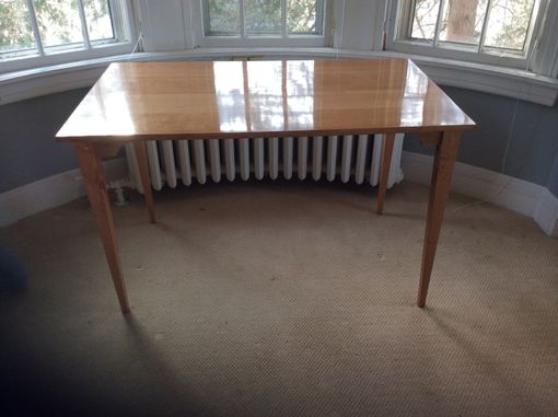 Custom Made Custom Made Desk, Solid Cherry, Classy Minimalism