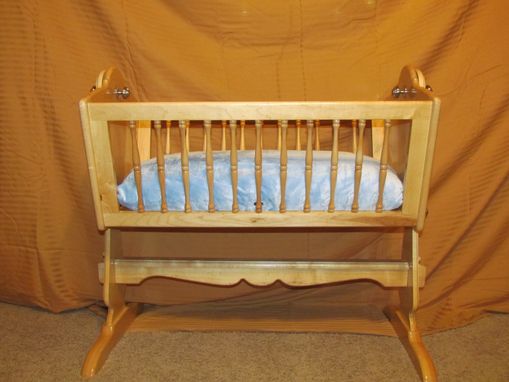 Custom Made Maple Baby Cradle