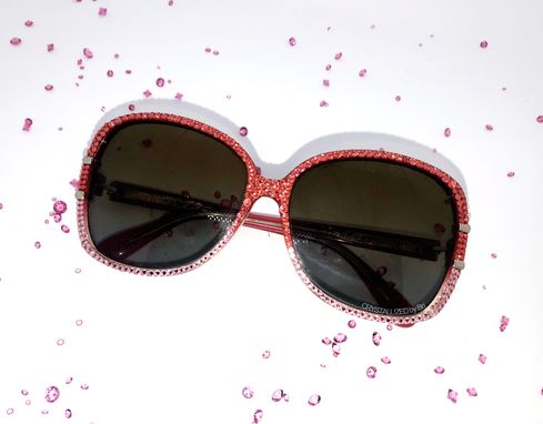 Custom Made Crystallized Bling Sunglasses Bedazzled Genuine European Crystals - Any Design!