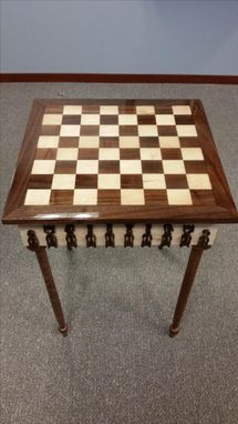 Custom Made Chess Board Table