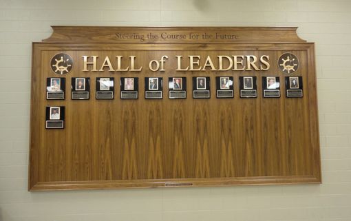 Custom Made "Hall Of Leaders"  Display Board