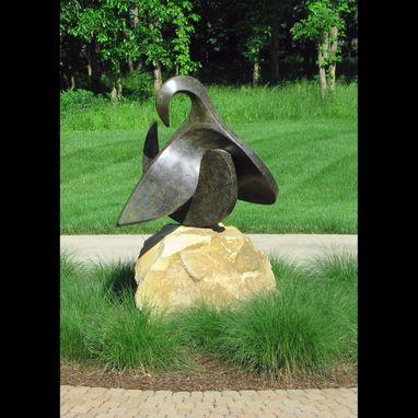 Custom Made Royal Bird Outside Sculpture
