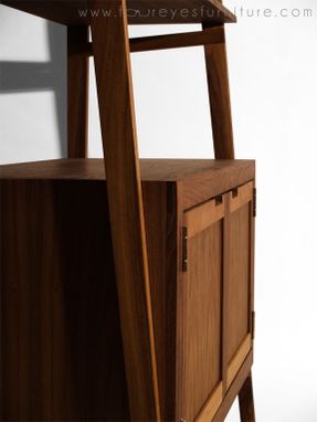 Custom Made Meanole - Custom Walnut Bookcase