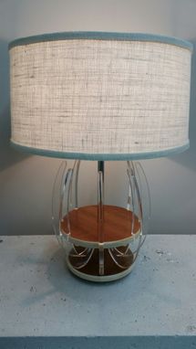 Custom Made Mad Men Inspired Lucite And Plywood Lamps