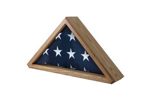 Custom Made Cedar Flag Display Case