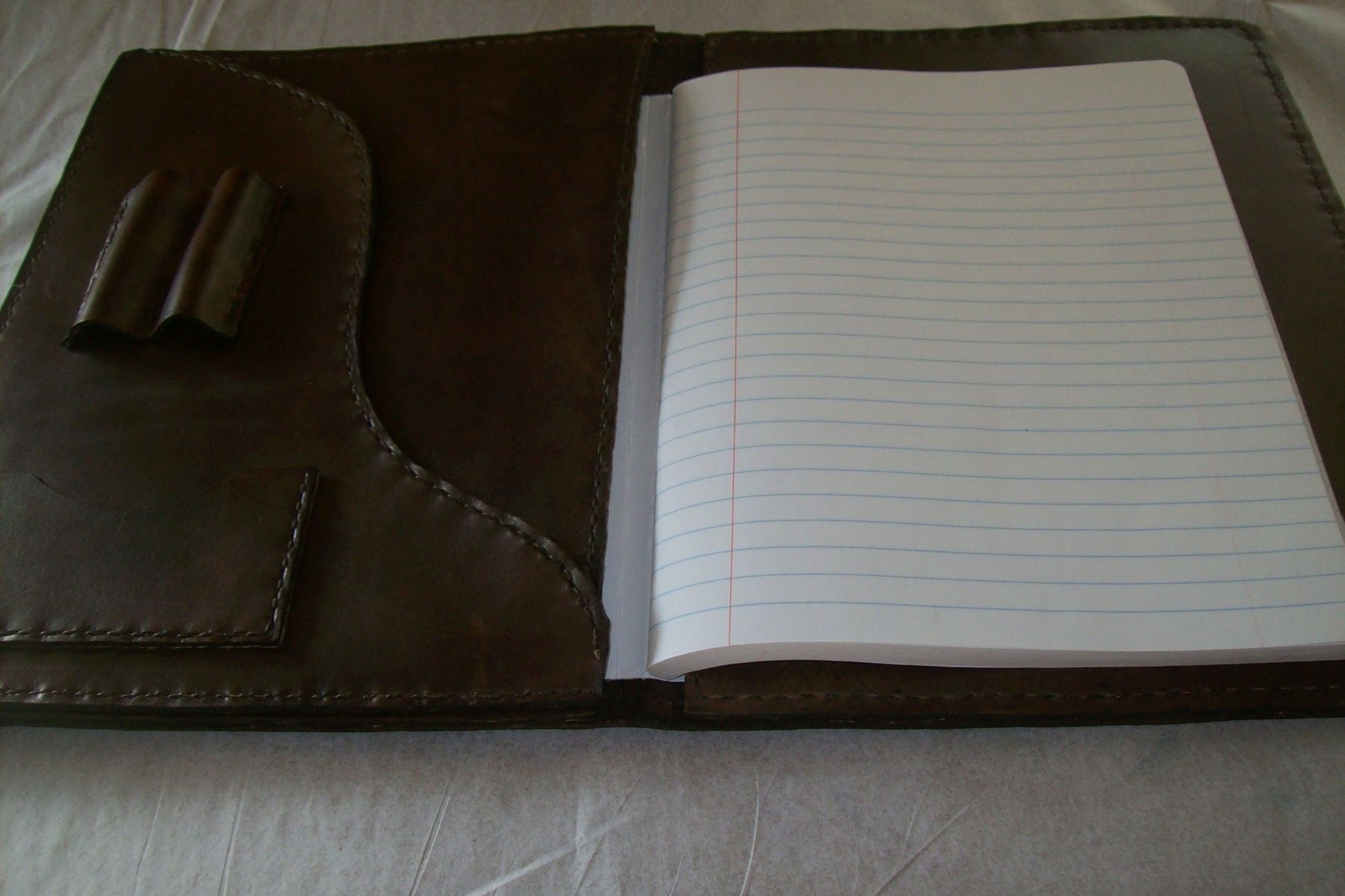 Buy Hand Made Custom Leather Notebook Cover, made to order from Kerry's Custom Leather