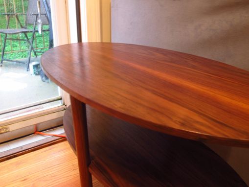 Custom Made Oval Coffee Table