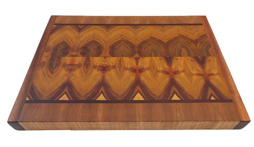 Custom Made Canary Wood - Exotic Wood End Grain Cutting Board