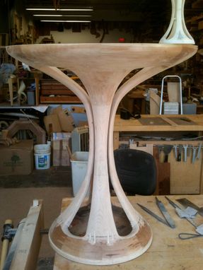 Custom Made Contemporary Pedestal Table