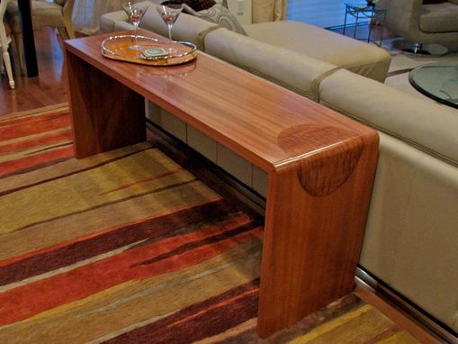 Custom Made Sapele Console Table