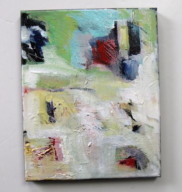 Custom Made Original Acrylic Abstract Painting, 8" X 10", Small Stretched Canvas Art