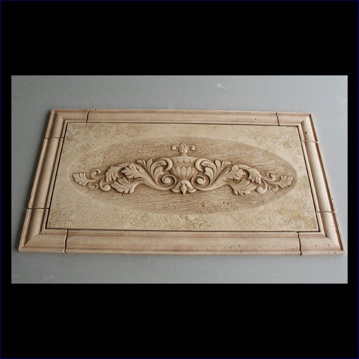 Handmade Custom Relief Carved Natural Stone Panels By Artisan