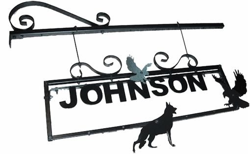 Custom Made Pre-Built Metal Yard Sign 24 X 8