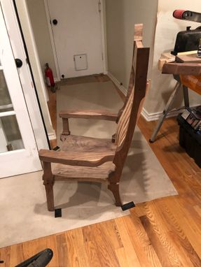 Custom Made Sam Maloof Inspired Walnut Rocking Chair