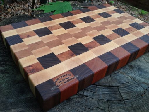 Custom Made Appalachian Hardwood End Grain Cutting Board
