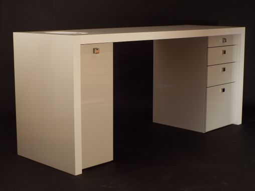 Custom Made Gloss Lacquer Modern Desk
