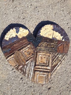 Custom Made Heart Ceiling Tin Tile