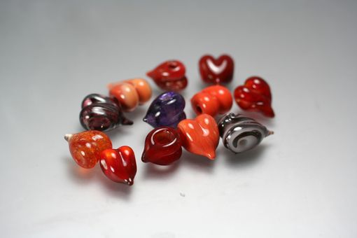 Custom Made Custom Sweetheart Bead.  Give Your Sweetheart A Pendant With Your Dna In It
