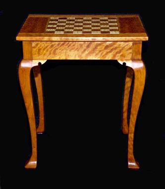 Custom Made Cabriole Leg Chess Table