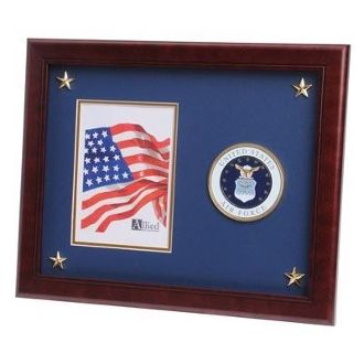 Custom Made U.S. Air Force Medallion Picture Frame With Star