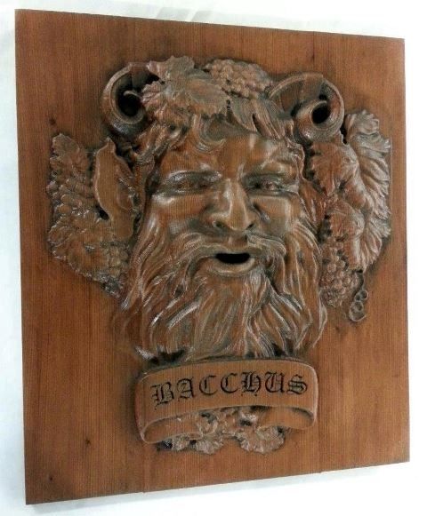 Custom Made Carved Bacchus by D&S Artistic Woodworking LLC | CustomMade.com
