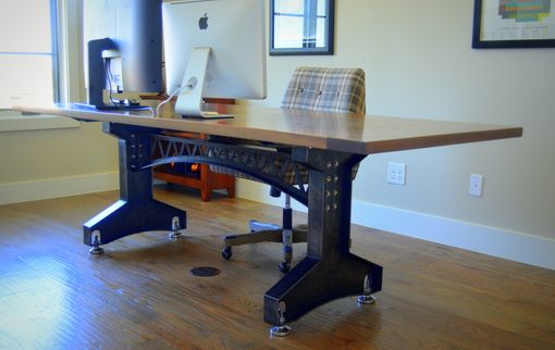 Custom Made Industrial Bridge Desk