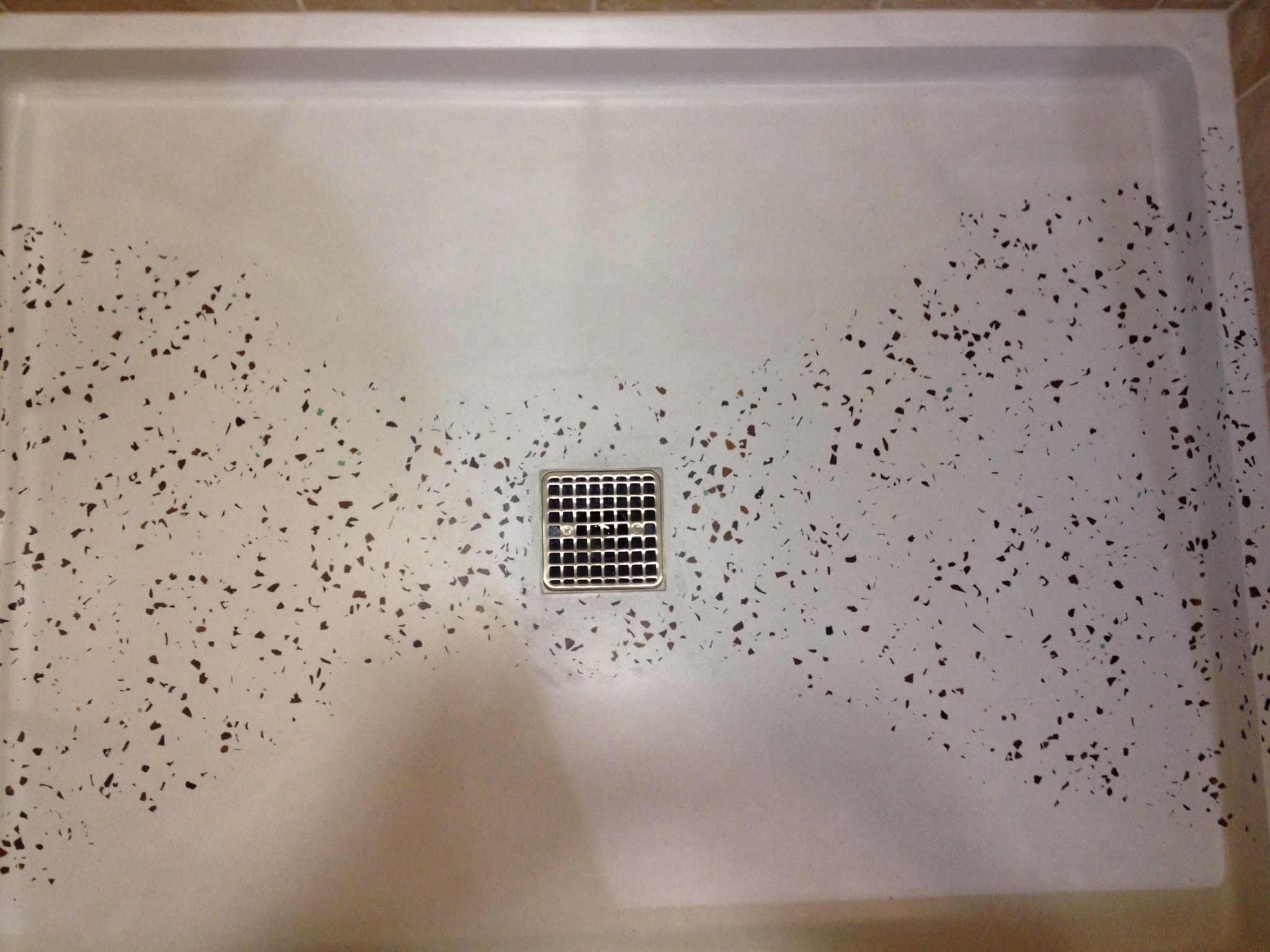 Hand Made Concrete Shower Pan by F&M Concrete Castings