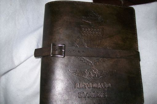 Custom Made Leather Coast Guard Chief Petty Officer Charge Book