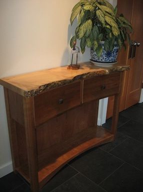 Custom Made Live Edge Sofa Table