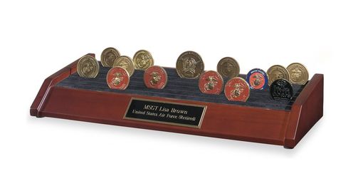 Custom Made Coin Display Cases, Coin Display, Military Coin Display