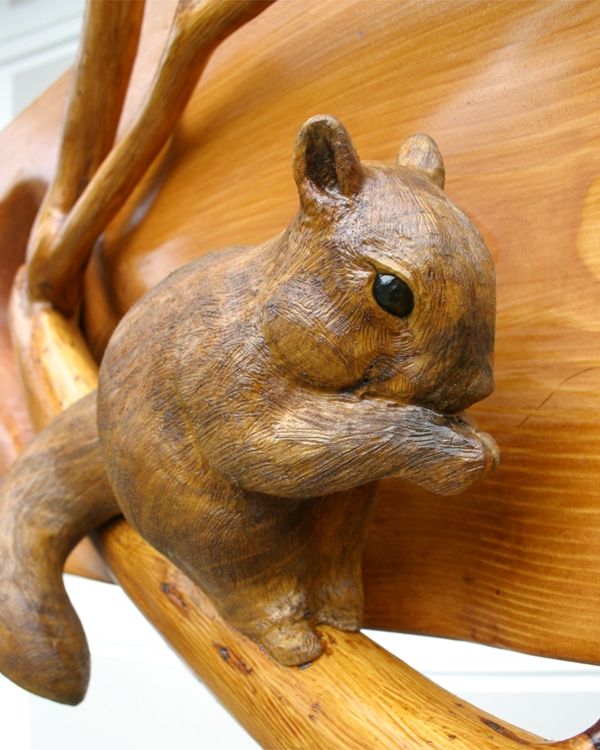 Wooden squirrel