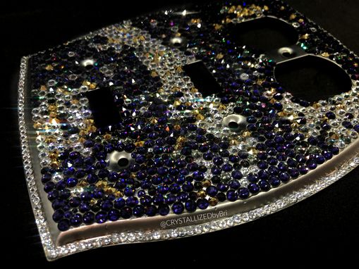 Custom Made Custom Design Crystallized Wall Light Switch Plates Home Decor Genuine European Crystals Bedazzled