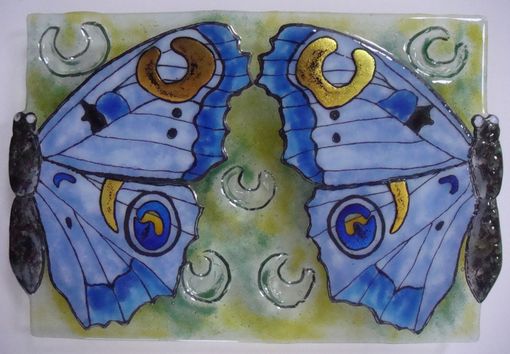 Custom Made Double Wings - Glass Fusing Artwork