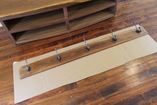 Custom Made Entry Way Bench With Matching Coat Rack.
