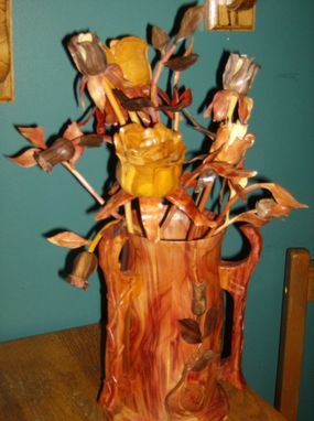 Custom Made Hand Crafted Vases And Flowers
