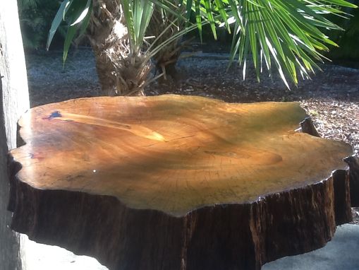 Custom Made Breakfast Table In Spalted Florida Mahogany