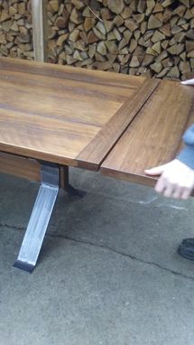 Custom Made Industrial Table/ Modern Industrial Dining Table/ Industrial Farm Table