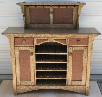 Custom Made Wine Bar Cabinet