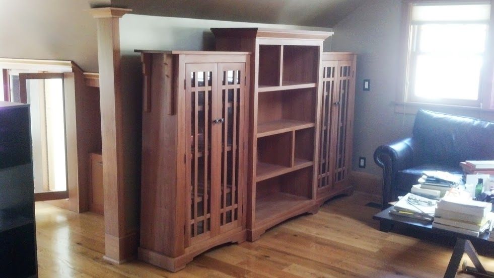 Custom Made Bookcase Arts And Crafts By Puddle Town Woodworking