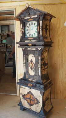 Custom Made Rustic Grandmother Clock