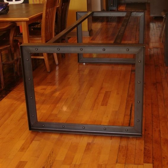 Hand Made Dining Table Base – Structural Steel 