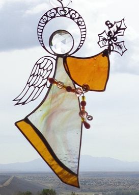 Custom Made Stained Glass Angel Ornaments/Suncatchers/Gifts