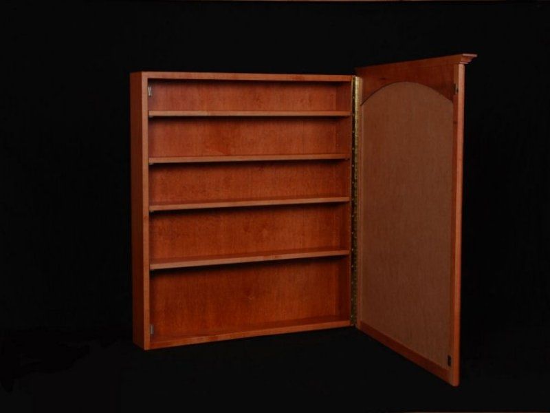 Custom Maple Medicine Mirrored by Larue Woodworking