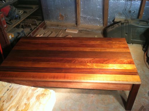 Custom Made Reclaimed Coffee Table, Exotic South American Hardwood