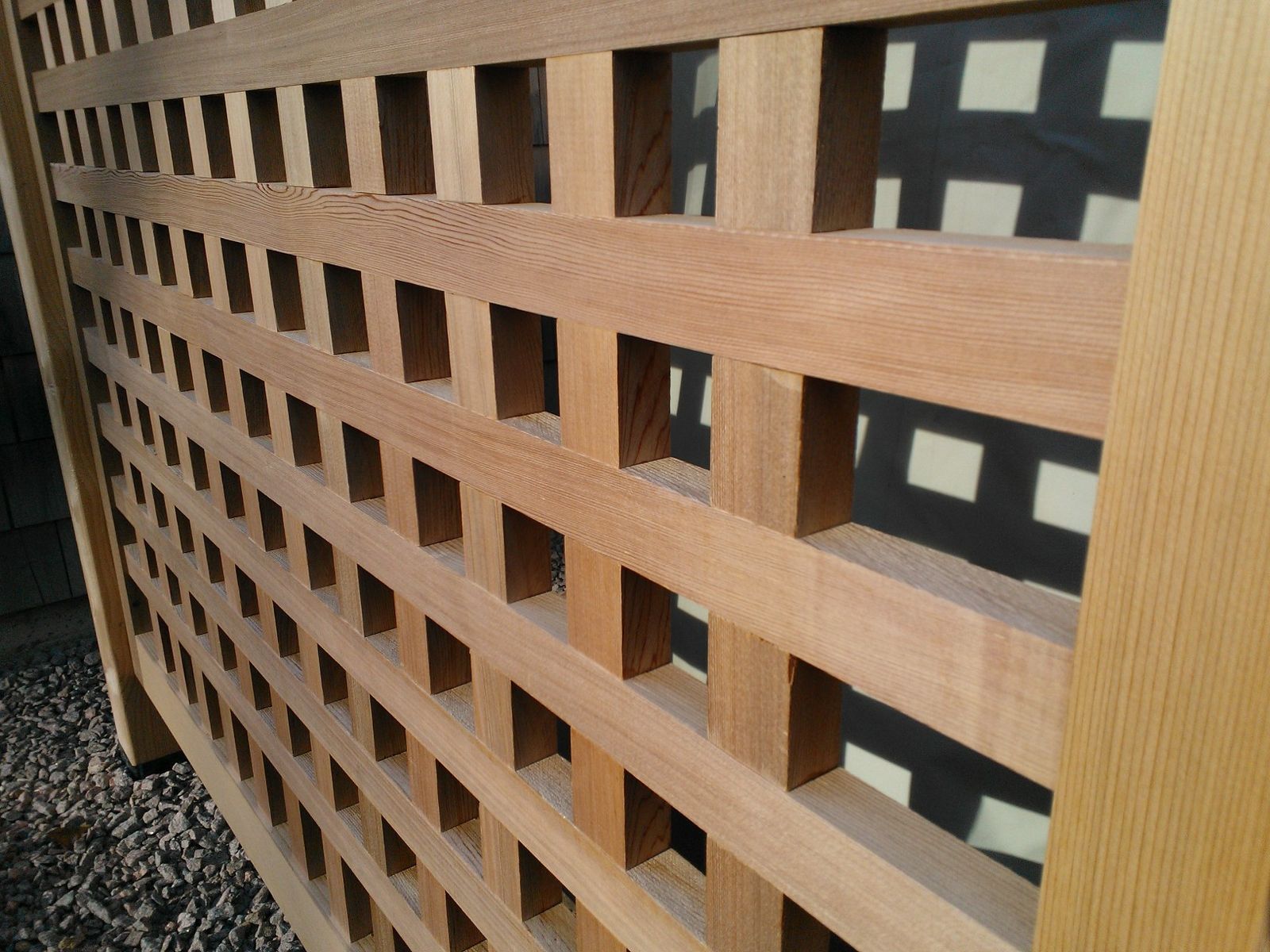 Custom Made Red Cedar Screen Panels by TradeCraft Custom Woodworking