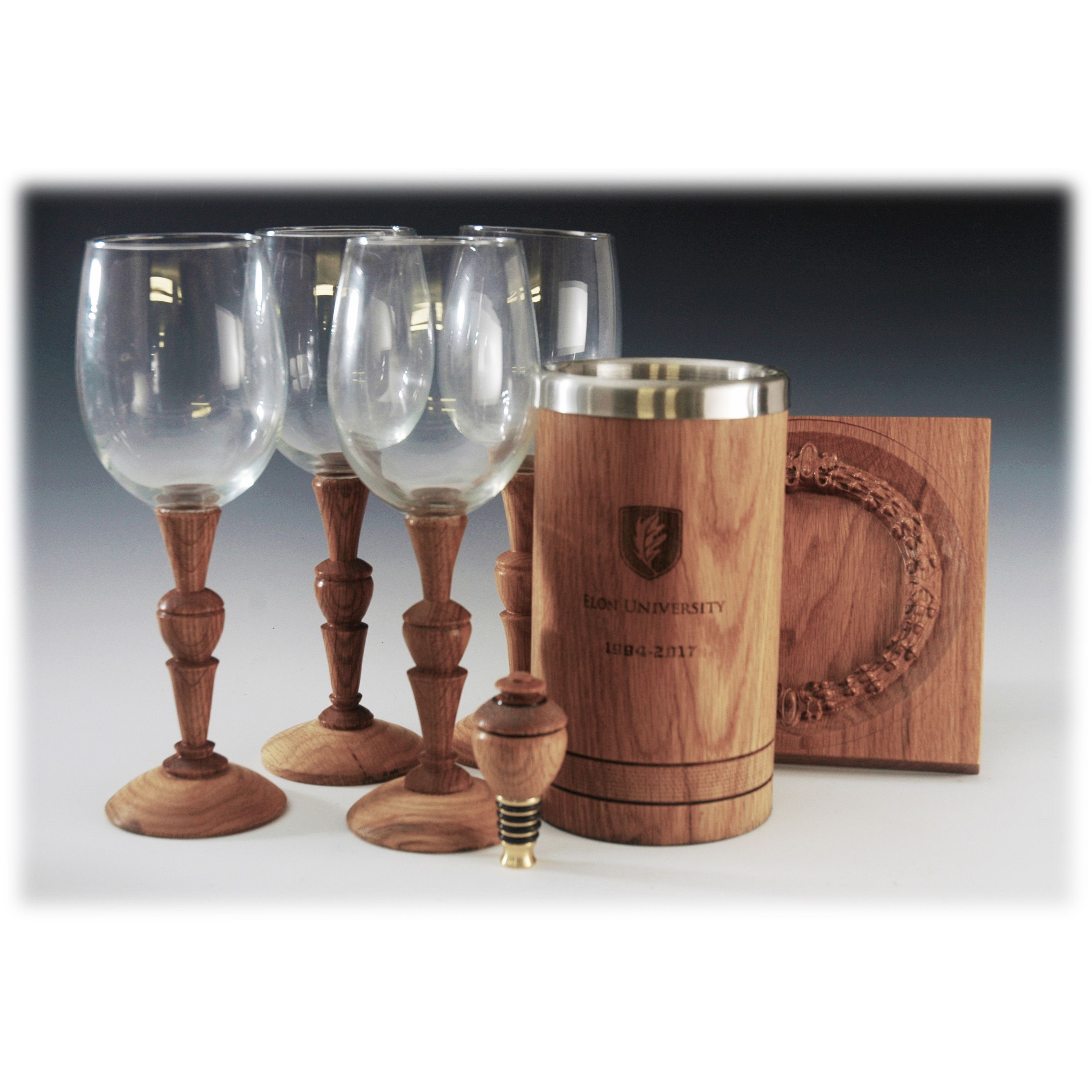 Handmade Wine Sets And Coolers by ShopDog Turnery