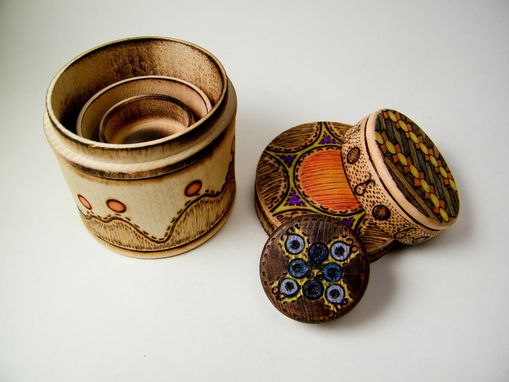 Custom Made Round Nesting Boxes