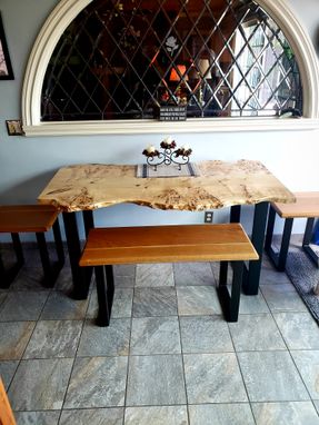 Custom Made Mappa Burl Dining Table