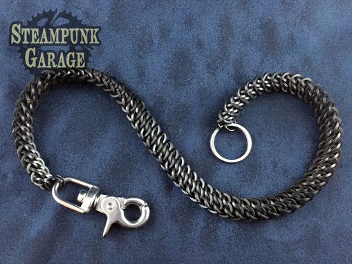 Custom Made Wallet Chain - Black Square Steel - Heavy Duty Gsg by Steampunk  Garage