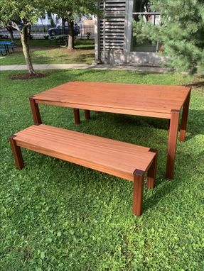Custom Made Parsons Style Picnic Table